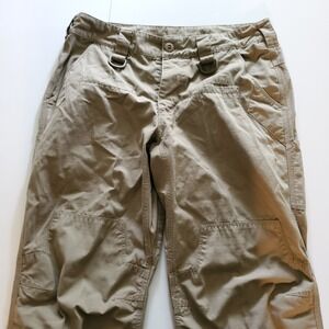 Triple Aught Design TAD Mens 32x34 Pants Tactical Cargo Tan Ripstop Double Knee